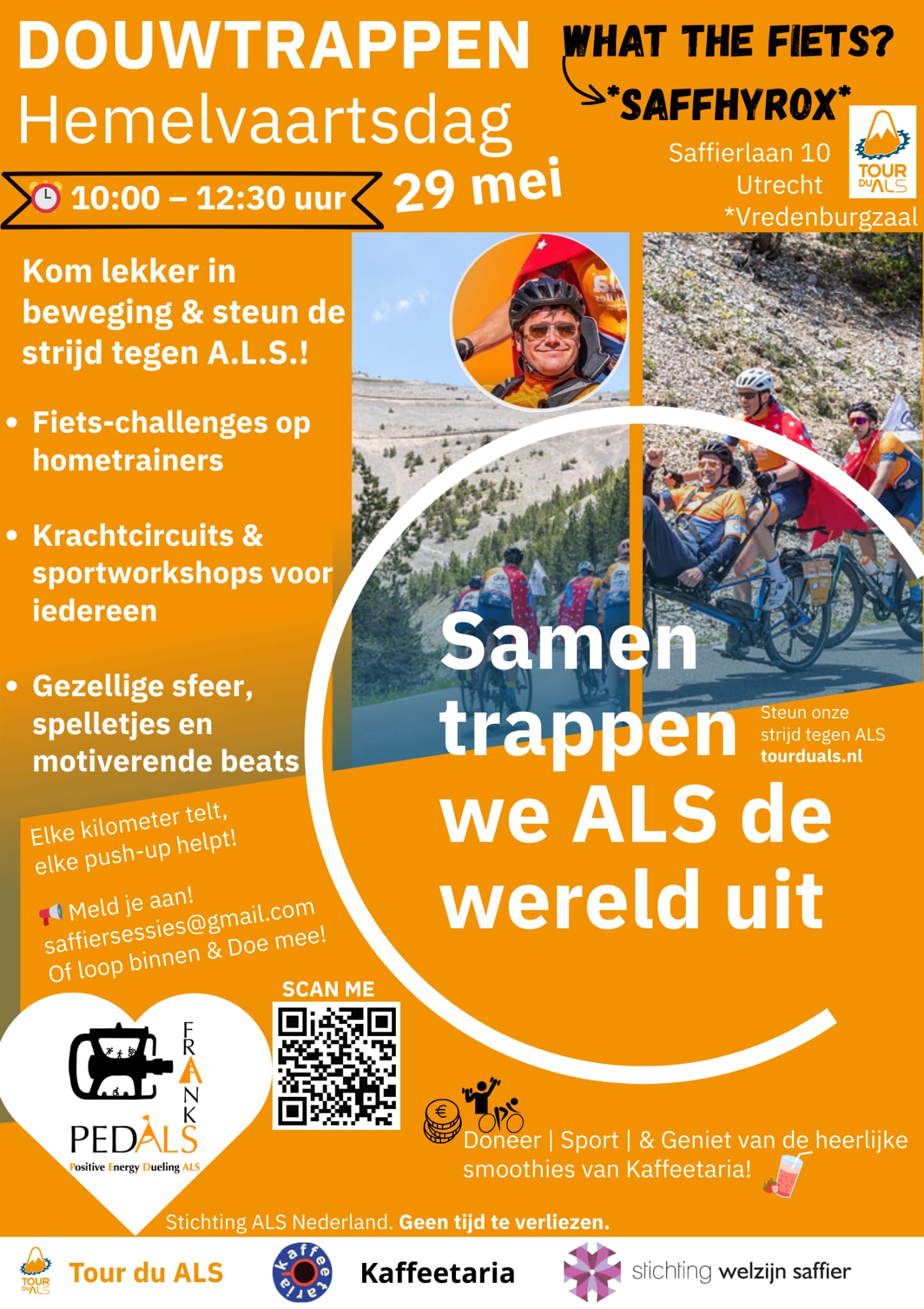 Trotseer de berg tegen ALS met Merel en Jolien