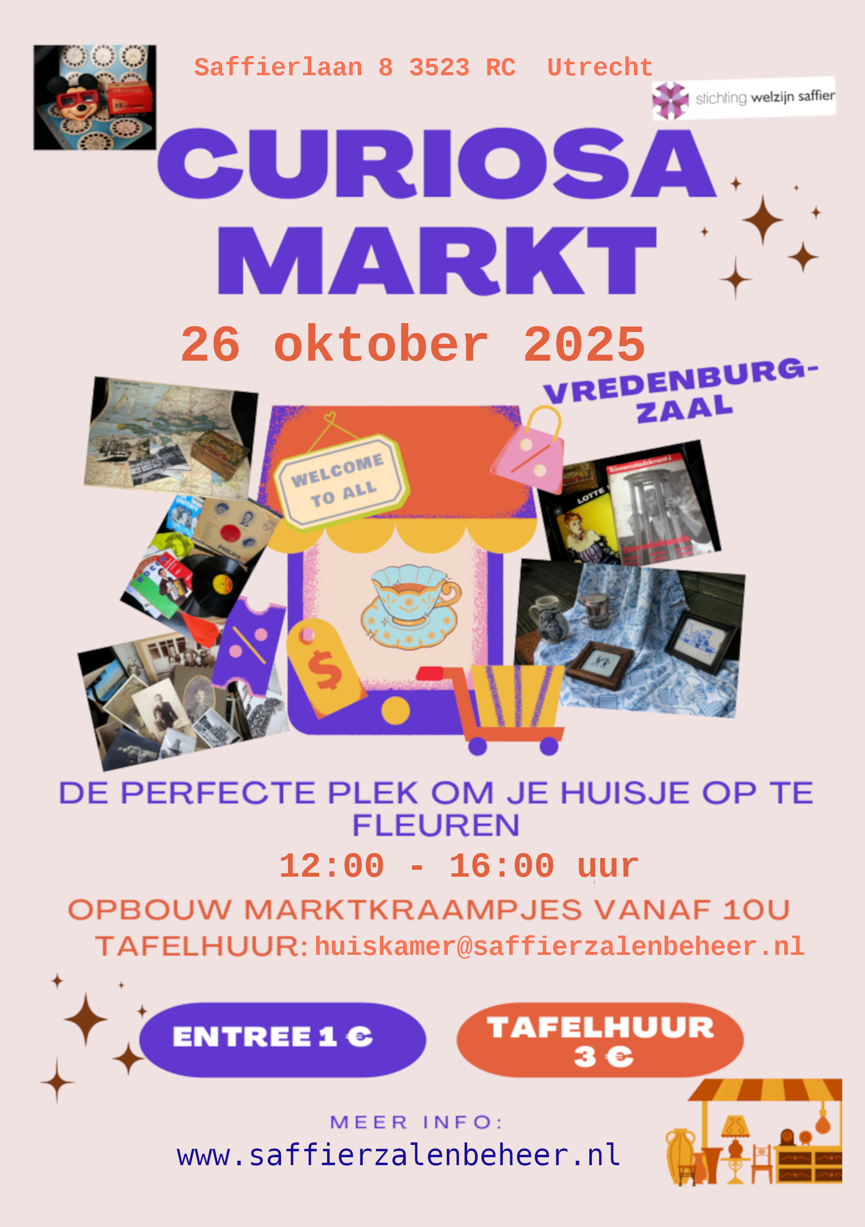 Curiosamarkt 26 oktober