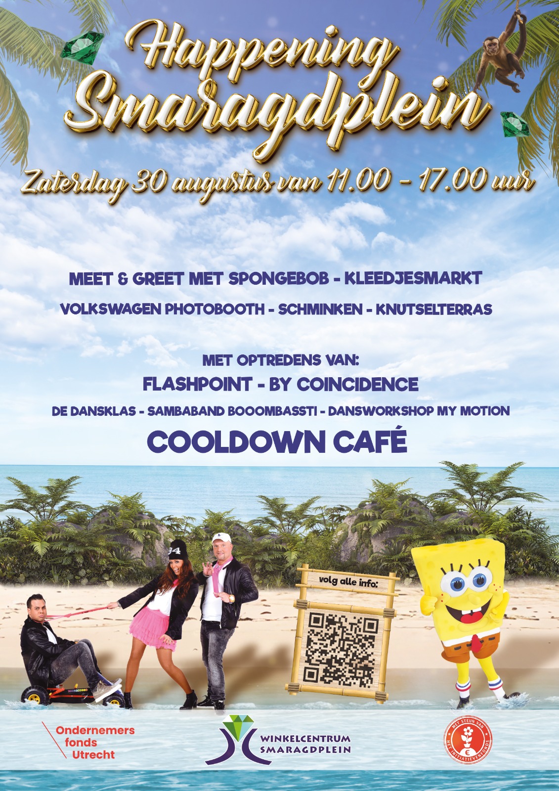 Happening Smaragdplein 30 augustus